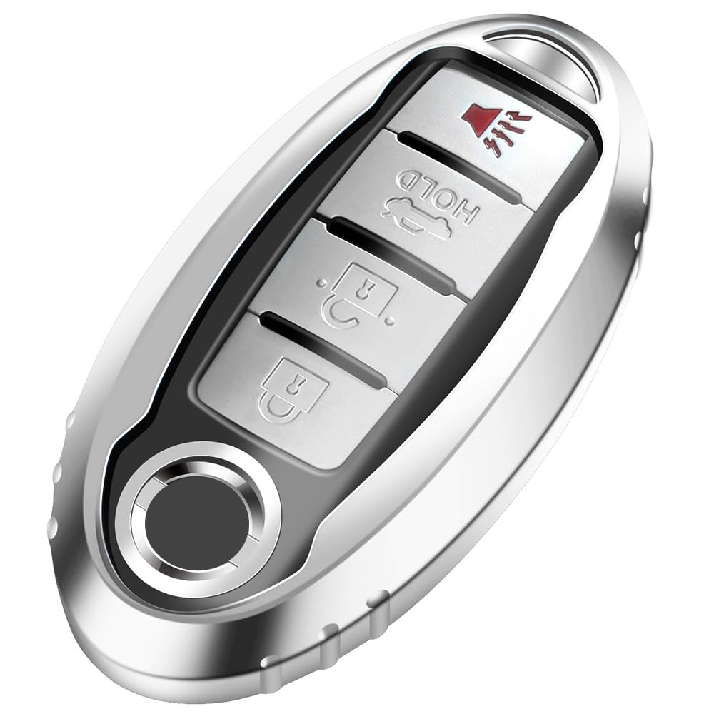 Lcyam Key Fob Cover Egg Shape for 2022 Altima Maxima Sentra X Trail Patrol Murano Rogue Pathfinder Serena Kicks Armada Versa