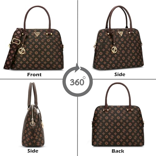 Image of Lavie Signature Women's Mono Ozerk Satchel Handbag for Women | Satchel Bag for Work | Ladies purse | Stylish Shoulder Bag | Gift For Women