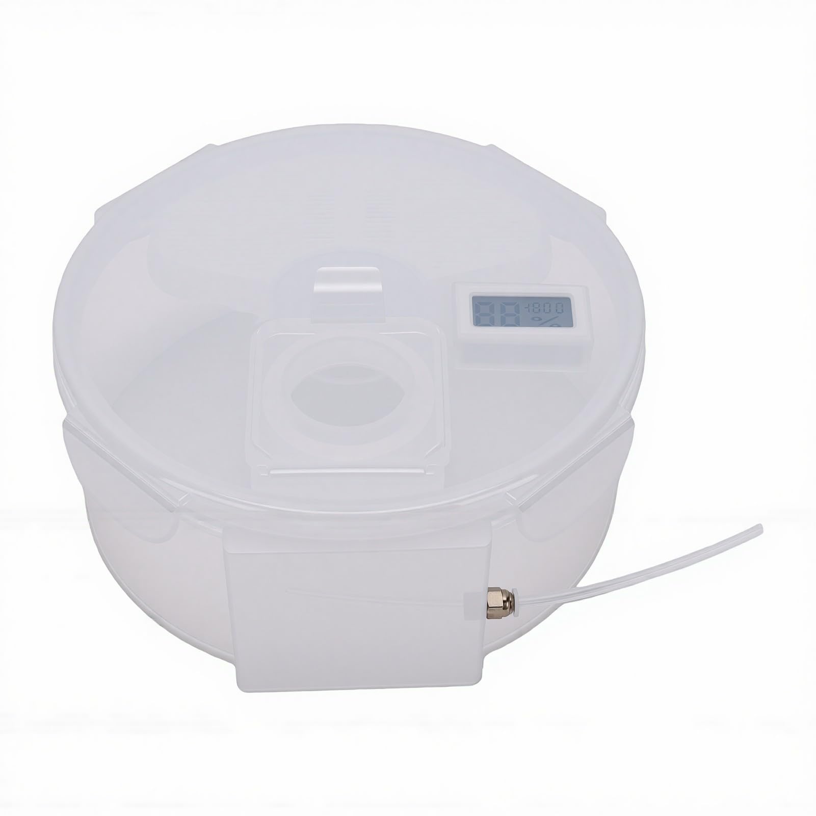 Pudełko do przechowywania włókien Mavaol 3D z monitorem wilgotności Uniwersalne, montowane z boku, uszczelnione suche pudełko na szpulę 1 KG PLA ABS PETG Filament do druku 3D