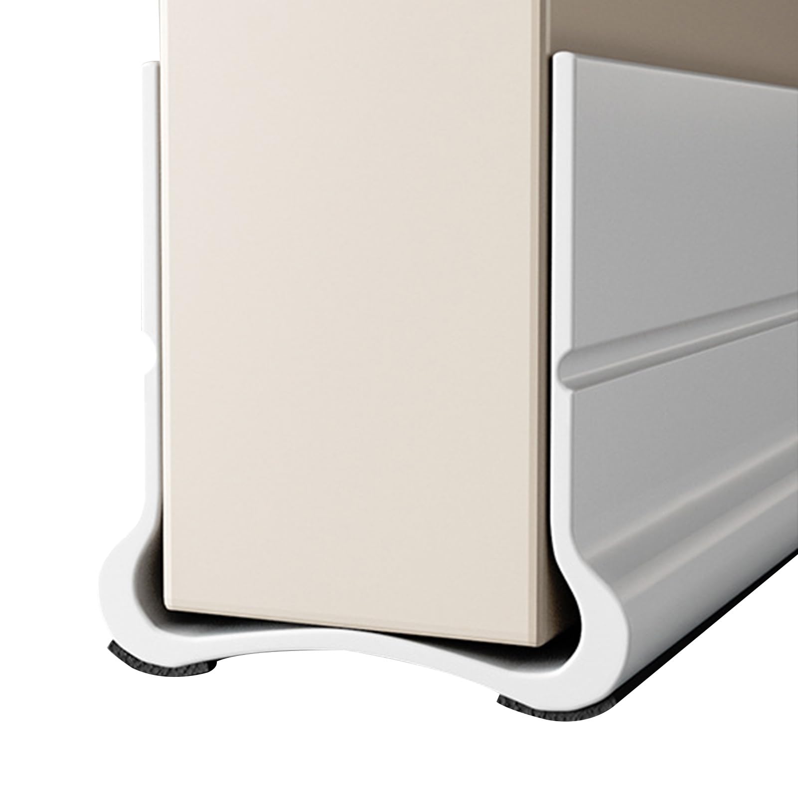 Zentriva Door Bottom Seal Strip, Soundproof Draught Stopper, Gap Filler