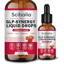 GLP-1 Supplement Drops for Men & Women, Natural 12-in-1 GLP 1 Boost w. Berberine HCI Digestive Enzyme for Appetite Craving Metabolism & Digestive, GLP-1 Daily Cuting Drink Mix Liquid More Potency
