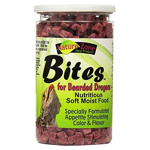 Nature Zone Snz54621 Bearded Dragon Bites Soft Moist Food, 9-Ounce