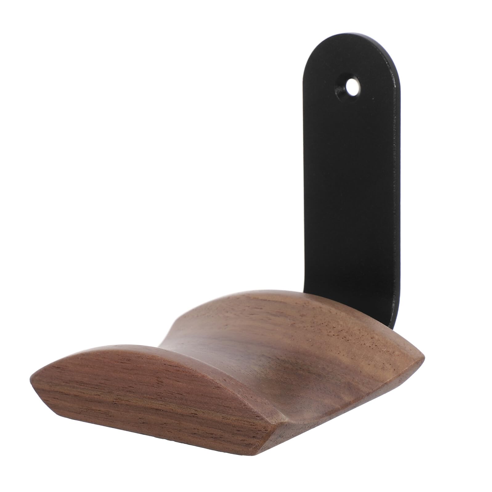Soporte para Auriculares de Madera de Nogal Montaje Pared Gancho para Cascos Gaming y Oficina Organizador Compacto para Espacios Pequeños