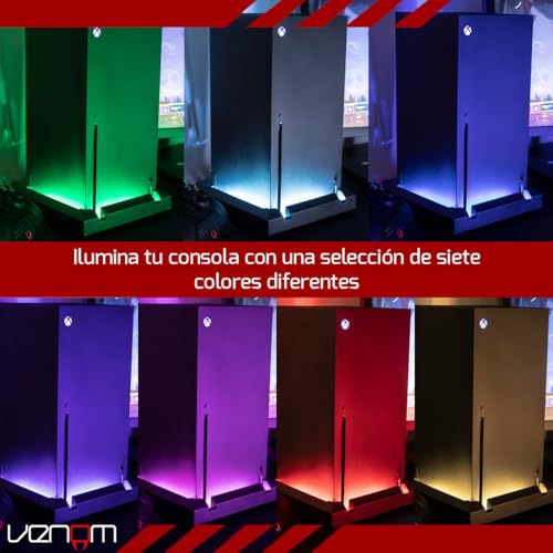 Venom Soporte de consola con iluminación LED multicolor (Xbox Series X) - imagen 3