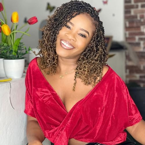 6 Packs Spring Twist Braiding Hair - Fluffy Synthetic Fiber