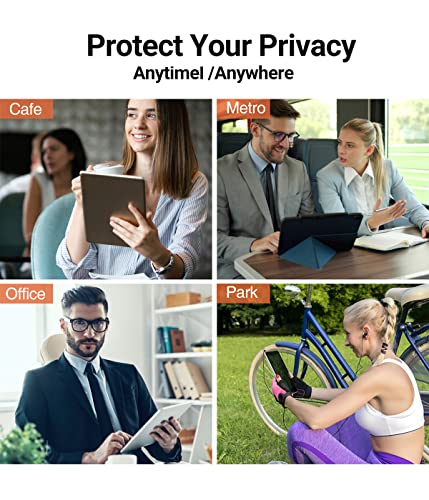Image of FILMEXT Privacy Screen Protector for iPad (A16) 11th /10th Generation (2025 /2022) A3354 A3355 A3356 A2696 A2757 A2777 A3162, Anti-Spy Anti Blue Light Glare Landscape Privacy Filter Matte PET Screen