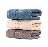 Zuorery 3 Pack Hand Towels for Bathroom, Cotton Soft Absorbent Decorative Hand Towel Set for Face Spa Bath Gym Kitchen, 13x30 Inch