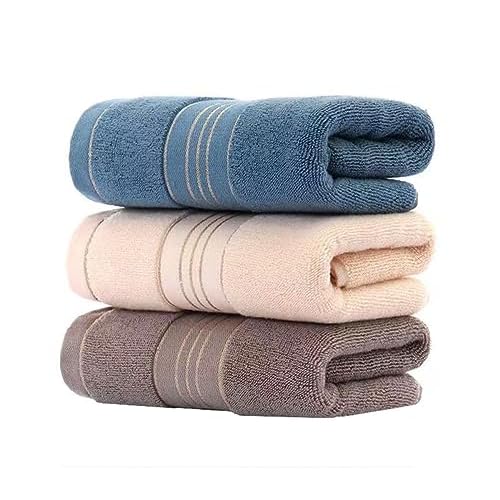 3 Pack Hand Towels for Bathroom, Cotton Soft Absorbent Decorative Hand Towel Set for Face Spa Bath Gym Kitchen, 13×30 Inch