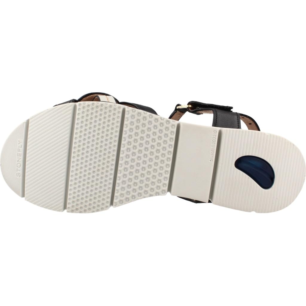 Stonefly Sandali piatti Elody 26 in nero da donna - Donna