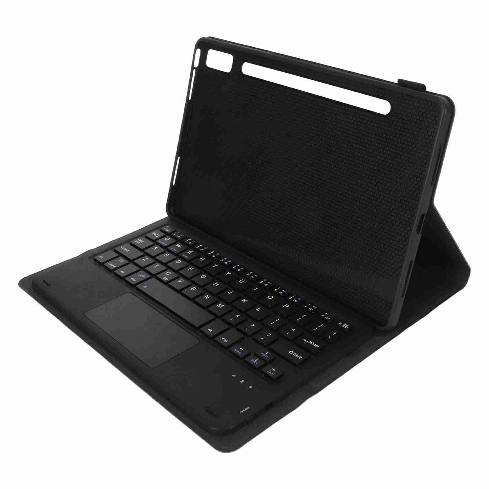 Scheda P11 Custodia da Tastiera, Tastiera Wireless Staccabile, Touchpad, Supporto a Penna, Trackpad, Custodia da Tablet da 11.2in con Design Non Slip, Protezione Completa, (#1)