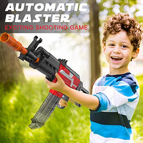Snowcinda Automatic Machine Gun Toy Gun, Automatic Toy Foam Blasters & Guns With 3 Burst Modes, Diy Customized Toy Guns For Boys, Includes 100 Foam Darts, Gifts For Kids & Teens #TOP1