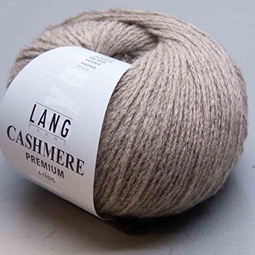 Lang Yarns - CASHMERE PREMIUM - Farbe 0022 Beige Mélange - 100% Kaschmirwolle (25 Gramm – 1 Knäuel)
