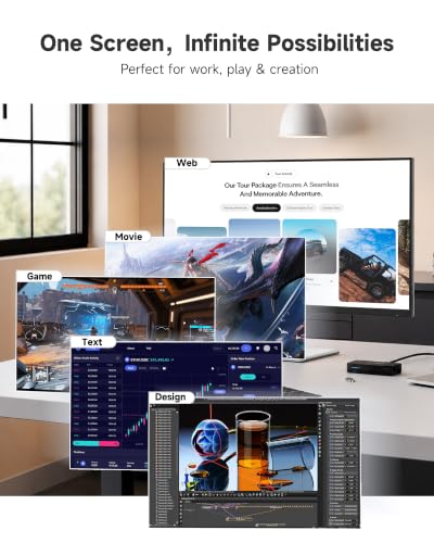 Image of KTC 32 Inch 4K UHD Monitor, 3840 x 2160 Computer Monitor 60Hz, 3000:1 Contrast, HDR, 125% sRGB, HDMI Dispaly Port, Tilt Height Swivel Adjustable Stand, Low Blue Light, Vesa Wall Mount, White, H32U6