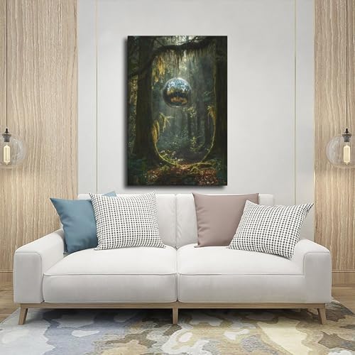 Impression sur toile A disco Party in the Forest grand format 61x91 cm - 5
