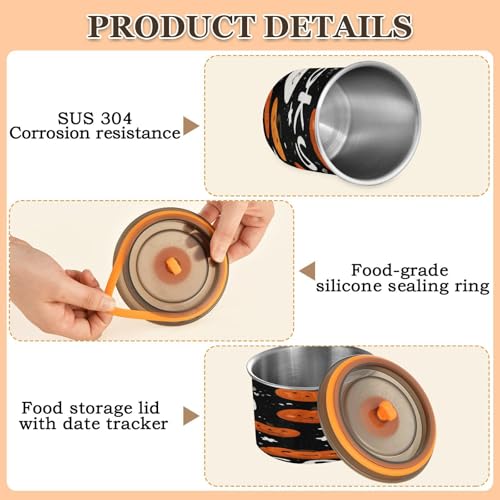Contenedor para café de acero inoxidable 900ml con tapa miniatura 4