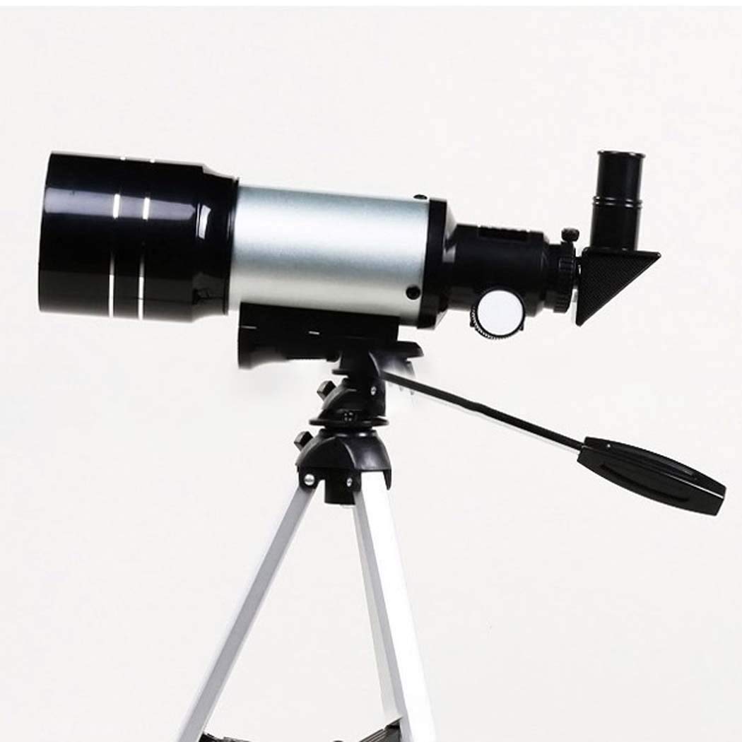 Teleskop refrakcyjny ze statywem i lunetą szukającą, przenośny teleskop dla dzieci i początkujących astronomów, do 150 r