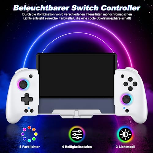 Controlador de conmutación programable con giroscopio de 6 ejes y Turbo para Switch 6
