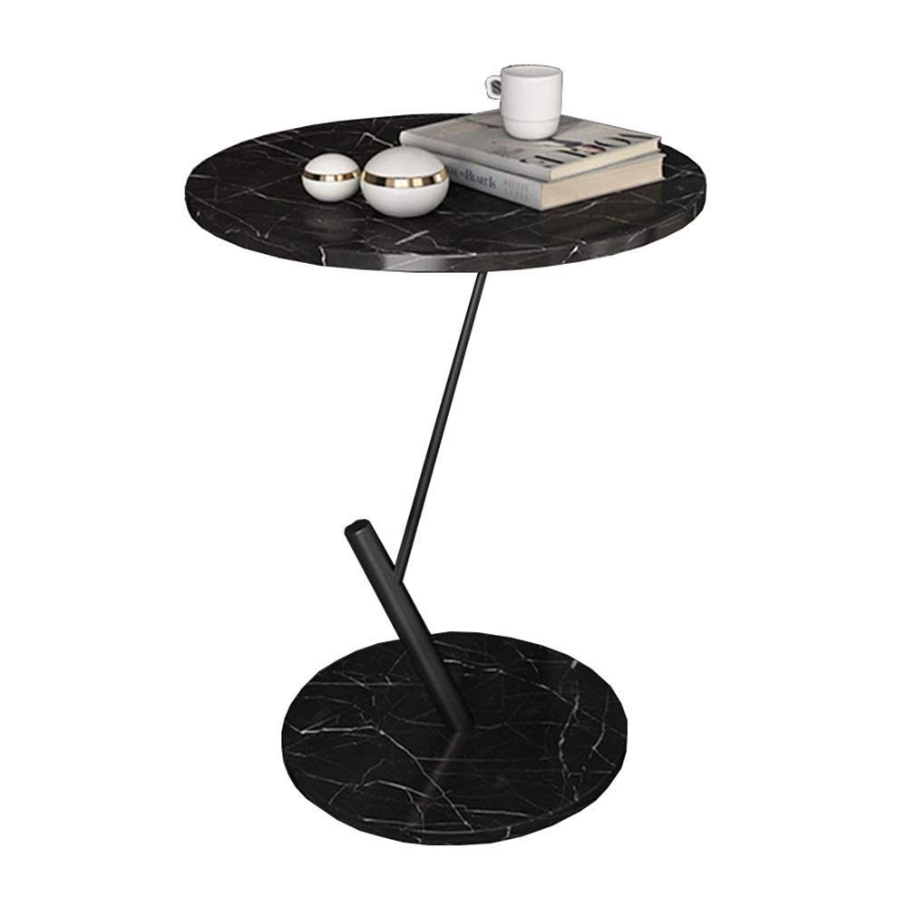 Table basse ronde en marbre blanc : le meuble compact pour sublimer un petit salon