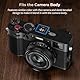 SMALLRIG Hot Shoe Cover Blitzschuh-Abdeckung für FUJIFILM Kameras, für FUJIFILM X-T3/X-H2/X-H2S/X-S20/X-E4/X-E3/X-pro3/X100VI/X100V/X100F/GFX50R/GFX100S/GFX100II(Schwarz) - 4698B