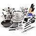 Essential Total Kitchen 83-Piece Combo Set (Black)