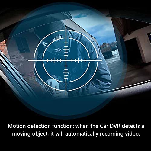 Grabador de Video de Coche HUIOP con Dash Cam DVR y Sistema Multilingüe 7