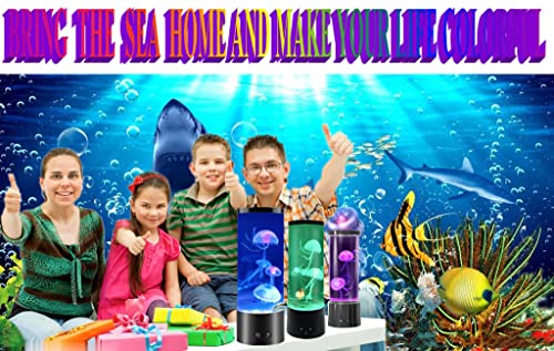 Jellyfish Lamp,Jellyfish Lava Lamp With 16 Color Changing Relax Mood Light Gift With Remote Control Usb Jellyfish Aquarium For Home Office Table Room Decor Gifts For Kids Adults… #TOP7