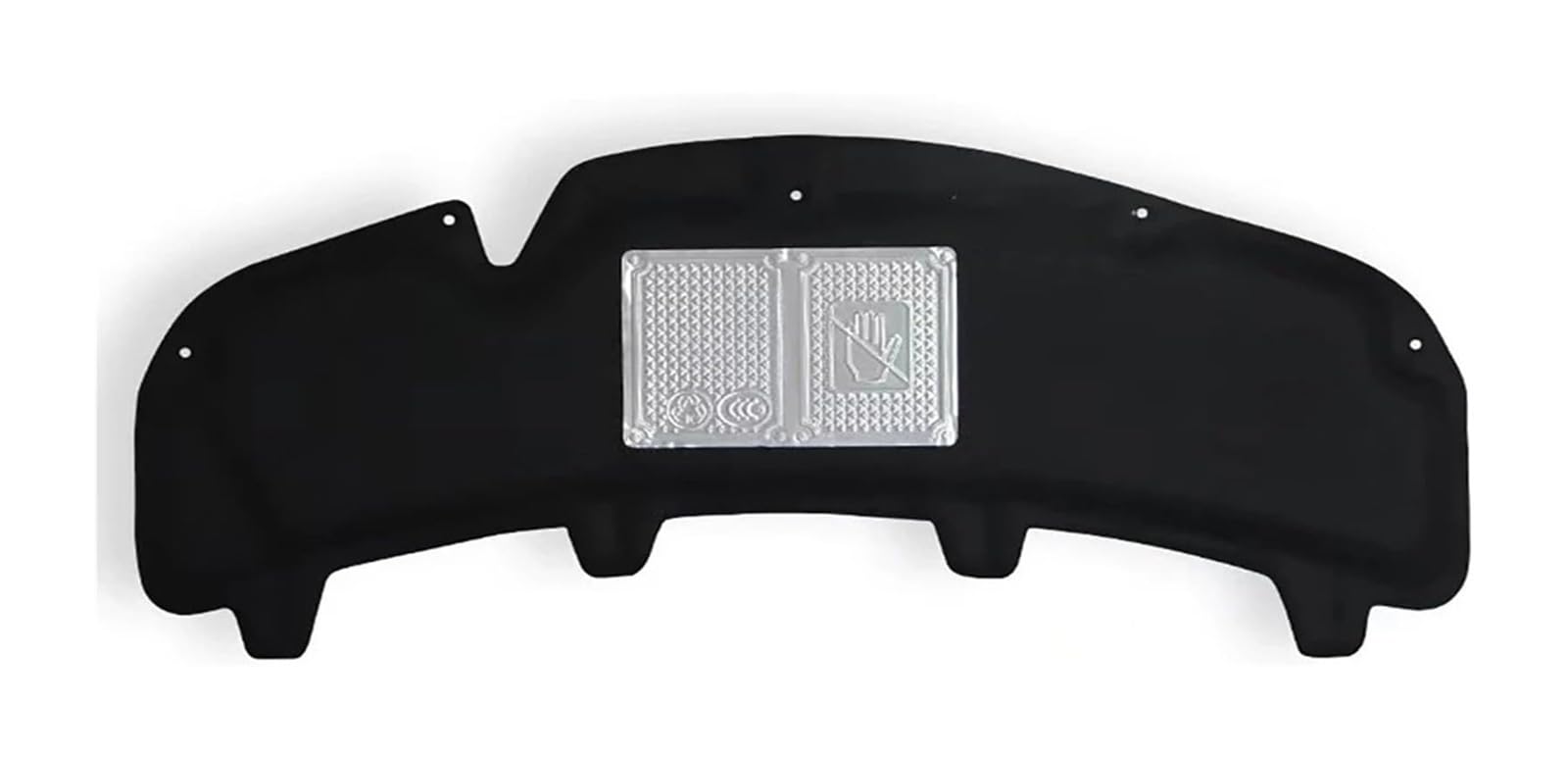 for City 2008-2019 Front Engine Hood Sound Heat Insulation Cotton Pad Aluminum Foil Mat Car Sound Insulation Cotton(for 2015-2019)