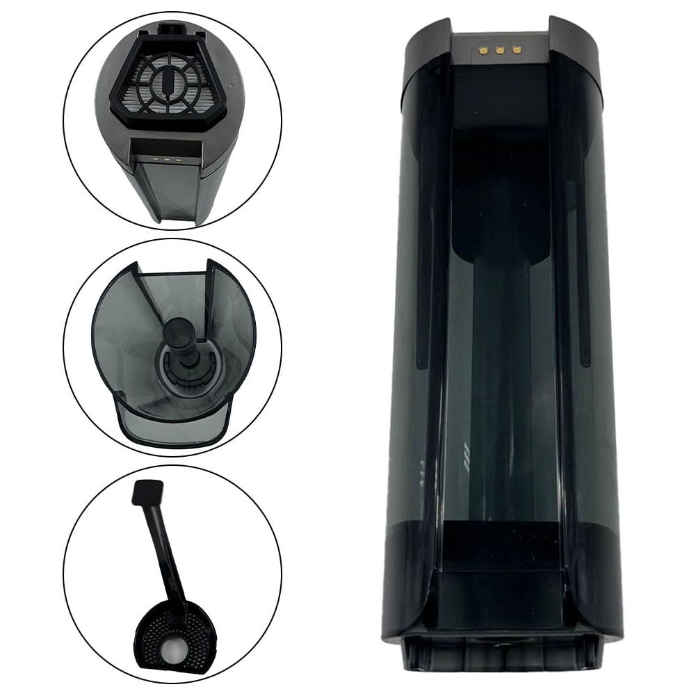 EasyByMall Juego de tanque de agua y filtro de repuesto para aspiradora Redkey W13 en seco y húmedo, cubierta de cuenco de aguas residuales a prueba de fugas con filtración