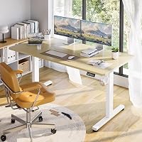 VFU Höhenverstellbarer Schreibtisch mit Speichertasten, 160 x 80 cm – Ansicht 4