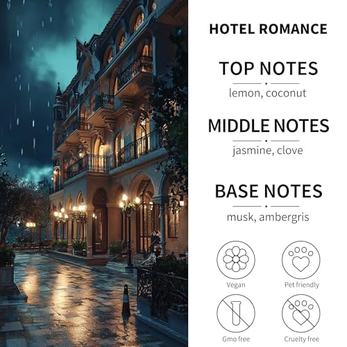 Image of 2- Pack Hotel Romance Car Air Freshener Hanging Long Lasting Scent Essential Oil Diffuser Car Perfume Inspired Fragrances for Men and Women by VUTOLLOSA