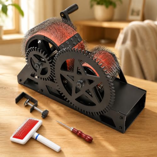 Hand Crank Wool Drum Carder