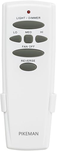 Kit de control remoto universal de ventilador de techo con receptor de repuesto para Hampton Bay Harbor Breeze Hunter temporizador LCD de