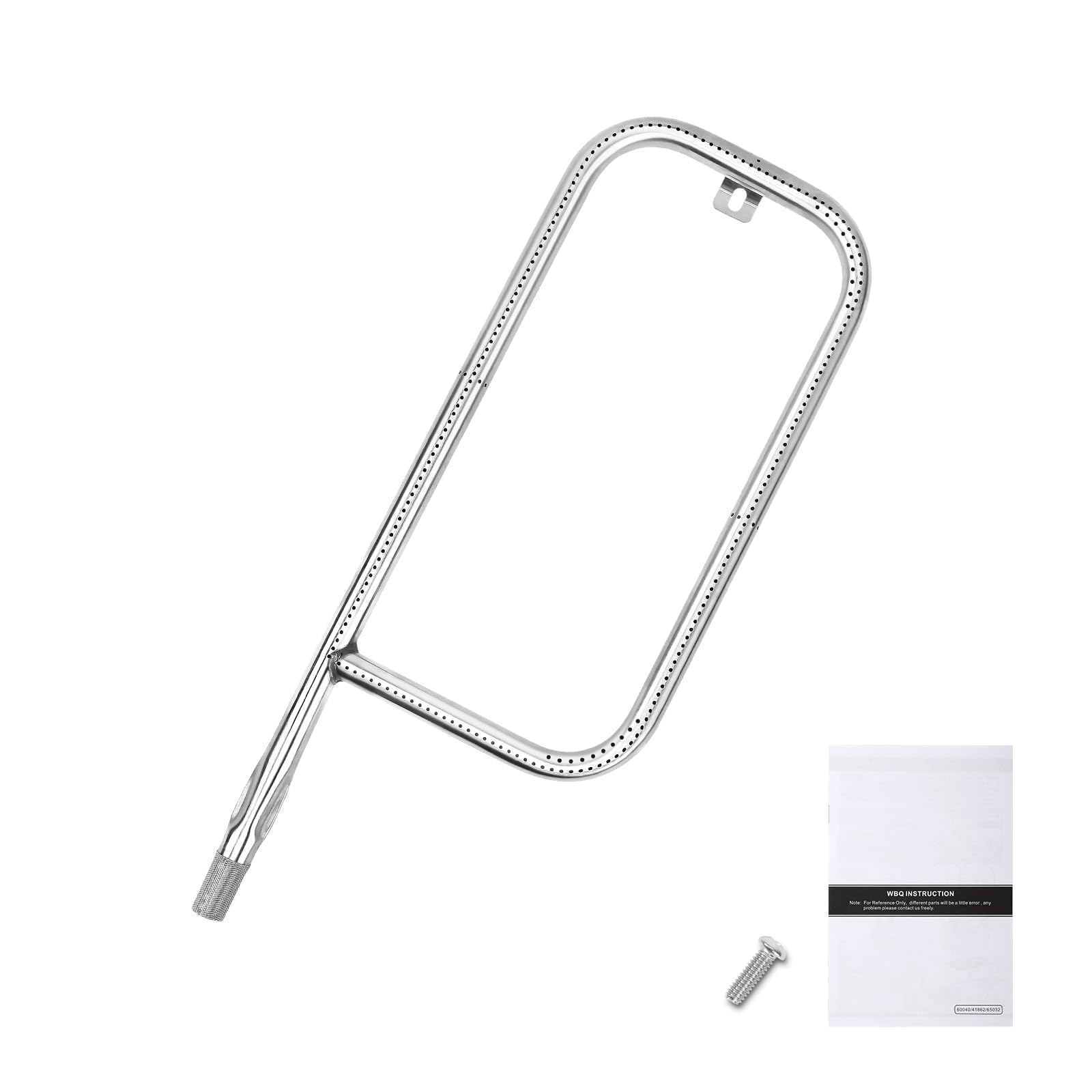 41862 Grill Burner Replacement, 304 Stainless Steel Burner Tube for Weber Q2200 Q2000 Q220 Q200 Grills, Also Replaces Parts 39600x, 566002, 53060001, 52cm