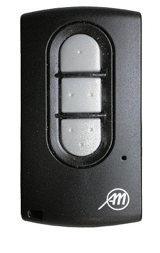 Allmatic TECH3 Remote Control 3 Channel 433 Mhz frequency