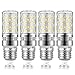 Price comparison product image Yiun E27 Candle Bulbs, 12W LED Chandelier Light 100W Equivalent, 1200lm, Cool White 6000K, Decorative Candelabra Base, Non-Dimmable, Pack of 4