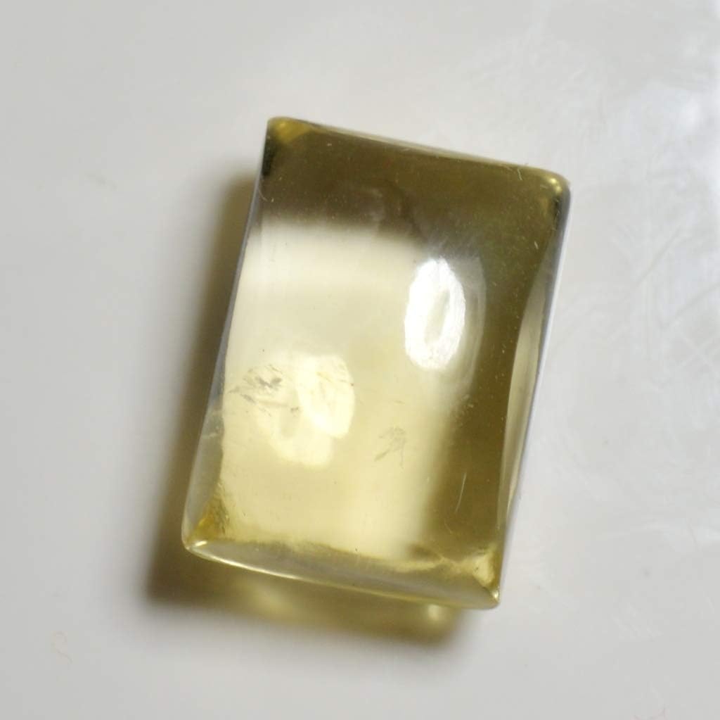 16X12 MM Real Citrine Stone Yellow Rectangle Cabochon Loose Gemstone for Jewellery Making