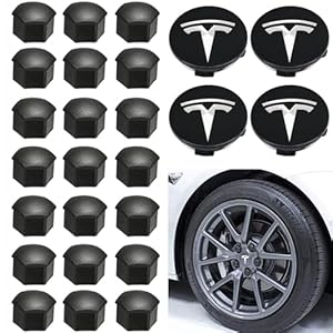 Topfit Nakładki na Śruby Tesla Model 3