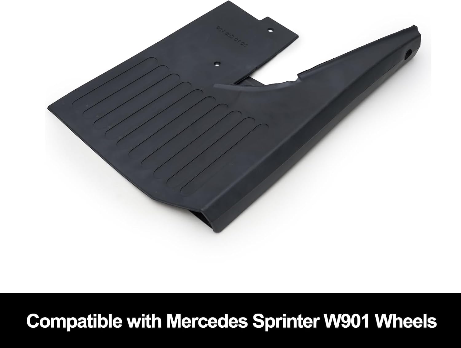 MP&PV Mud Flaps Compatible with Mercedes Sprinter W901, Front Wheel Splash Guards, Left and Right, Set of 2, 1996-2006, OE: 9018820105