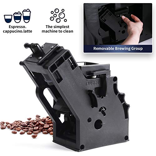 Hipresso Super-Automatic Espresso Coffee Machine With Large 7 Inches Hd Tft Display For Brewing Americano,Cappuccino, Latte, Macchiato,Flat White, Espresso Drinks #TOP7