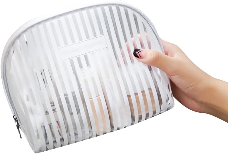 COOLBABYTransparent Pvc Waterproof Cosmetic Bag Cute Online Celebrity Wash Bag Bulk Cosmetic Storage Bag