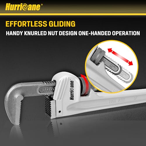 HURRICANE 3-Piece Aluminum Pipe Wrench Set