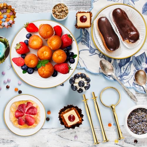 Coitak 3 Tier Cupcake Stand, Plastic Tiered Serving Stand, Dessert Tower Tray for Tea Party, Baby Shower and Wedding - Image 7