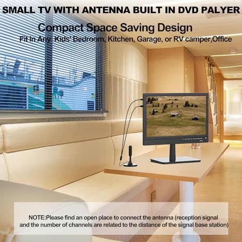 Feihe FH-24 14 Inch Led Hd Widescreen Tv With Built-In Dvd Player, 1080P Small Flat Screen Tv Dvd Combo W/Atsc Tuner/Hdmi/Usb/Av/Vga Input thumb #3