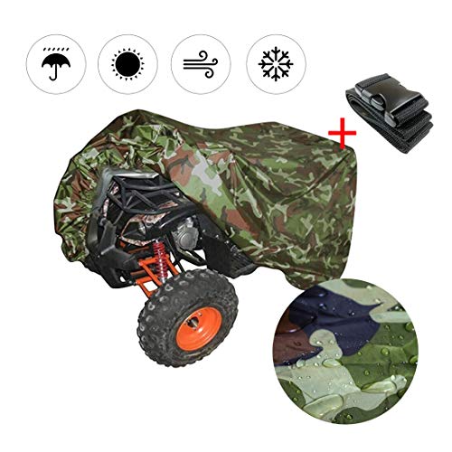 Riding Lawn Mower Cover, Tractor Cover, UTV/ATV Cover Heavy Duty 190T Protects Snow Rain or Sun, for Your Ride-On Garden Tractor Universal,XL