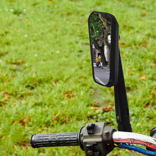 Accesorios robustos para manillar con espejos plegables y visión convexa 3