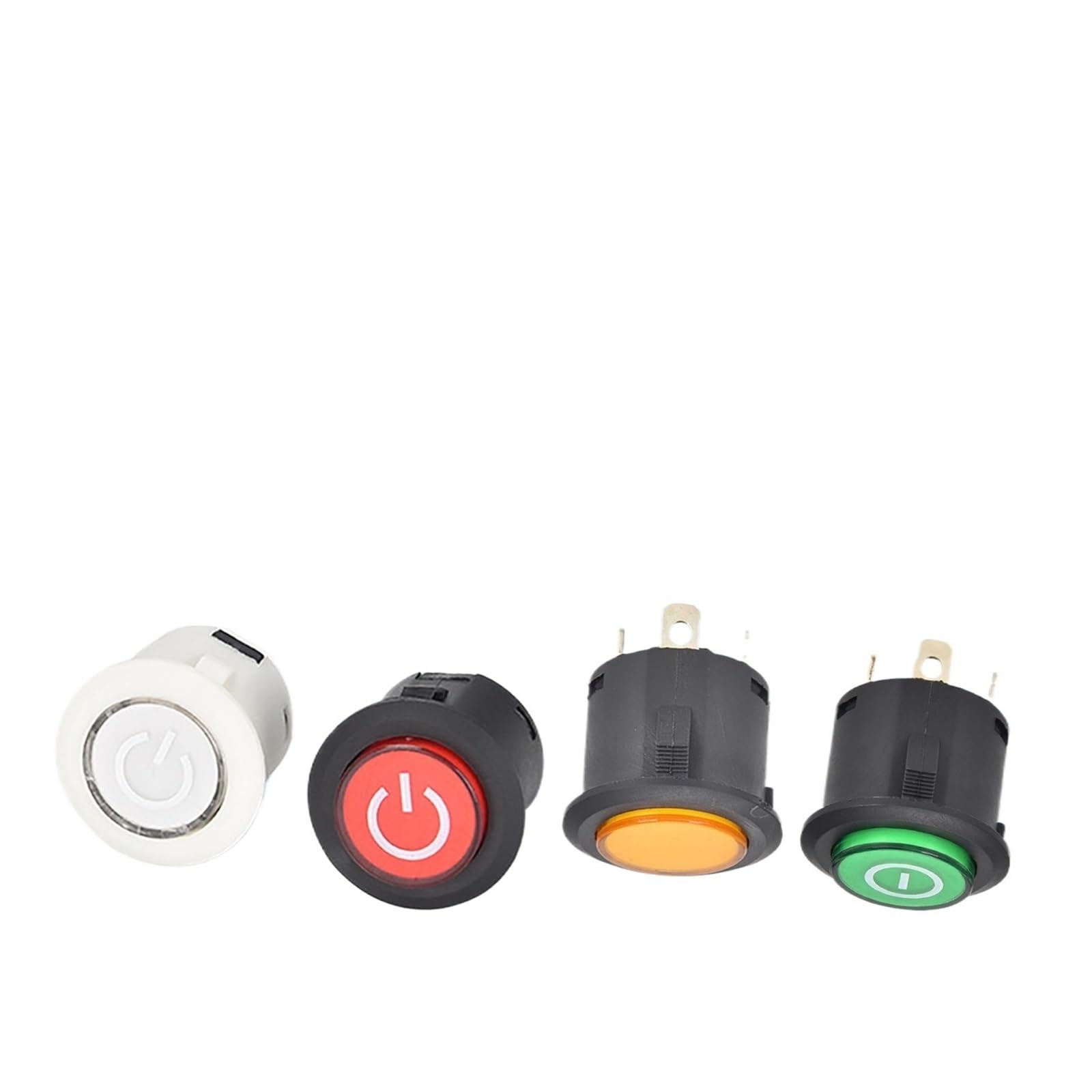 Botón de arranque autoblocante de 22mm para coche eléctrico de niños con fijación rápida a presión