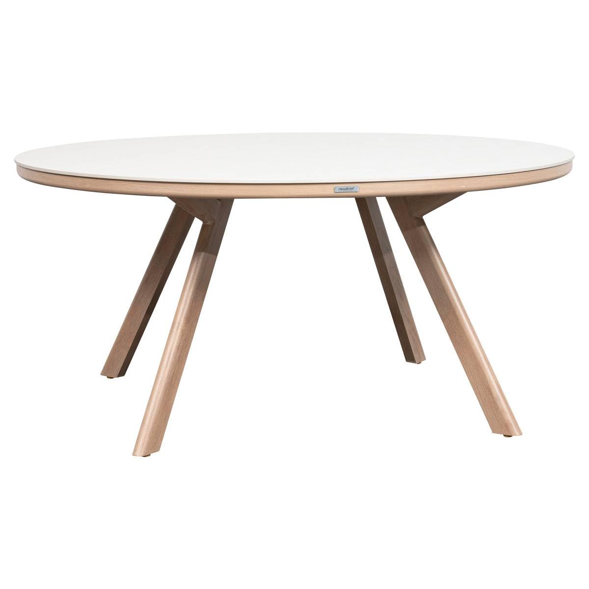 Hespéride - Table de Jardin nelora 8 Places Ronde Beige