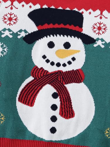 Danny D Boys & Girls Cartoon Christmas Sweater Casual Crewneck Winter Long Sleeve Pullover Tops3