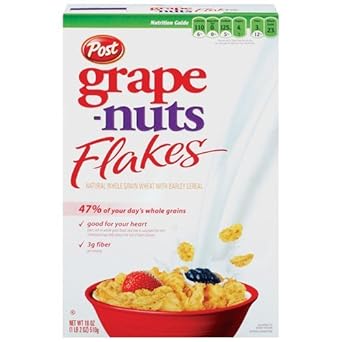 POST BREAKFAST CEREAL GRAPE NUTS FLAKES 19 OZ