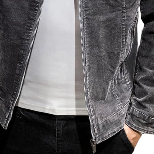 Chaqueta de mezclilla slim fit para hombre Maiyifu-GJ miniatura 6
